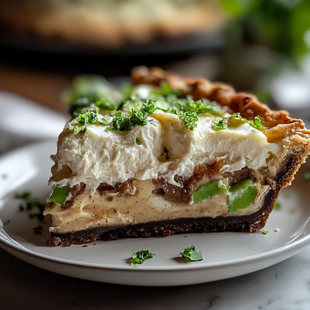 Aromatic Shamrock Swirl Pie