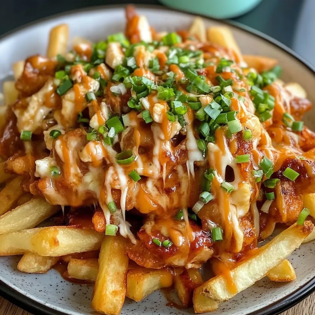 Chicken and Cheese Poutine Exquisite