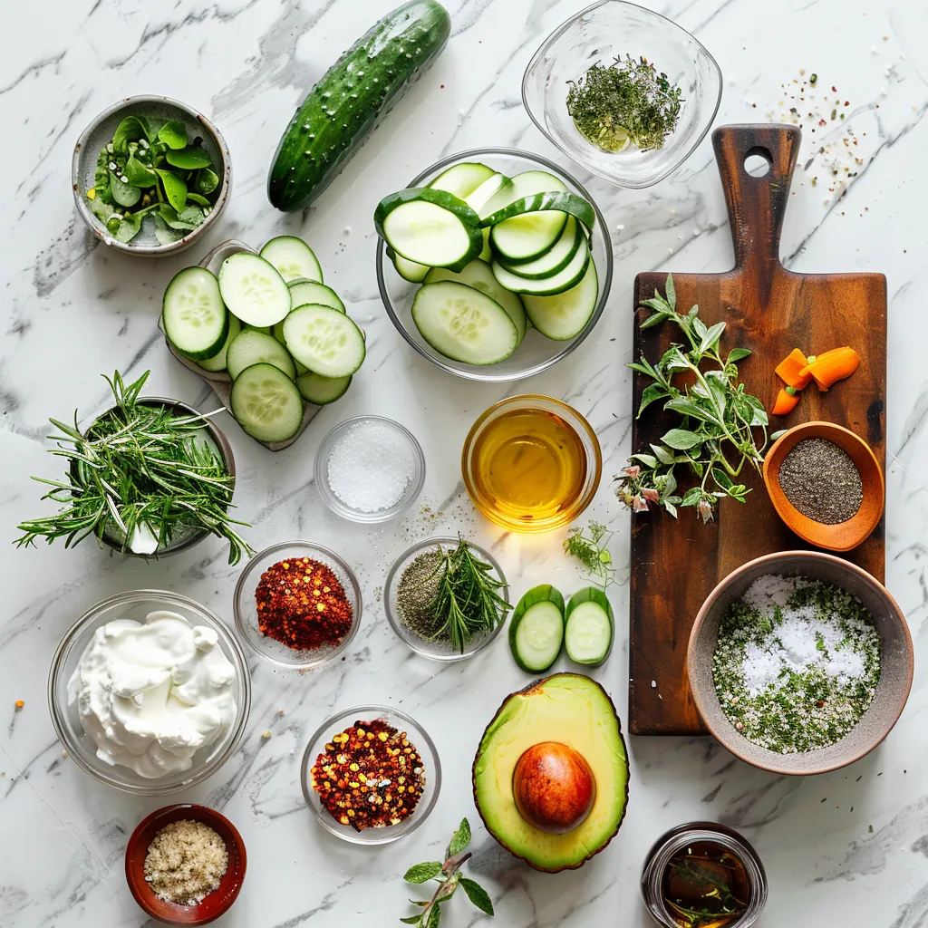 Crafting The Perfect Cucumber-avocado Salad For Trail Adventures Exquisite ingredients