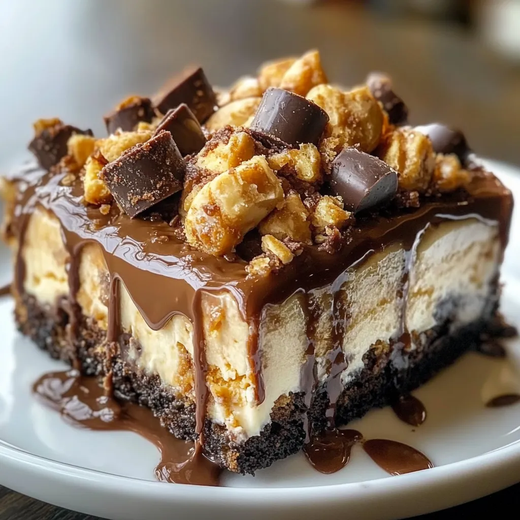 Crispy Peanut Butter Cup Dump Cake