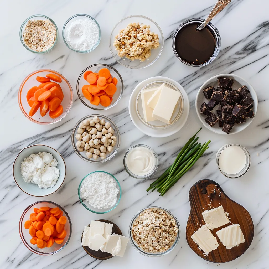 Crispy Peanut Butter Cup Dump Cake ingredients