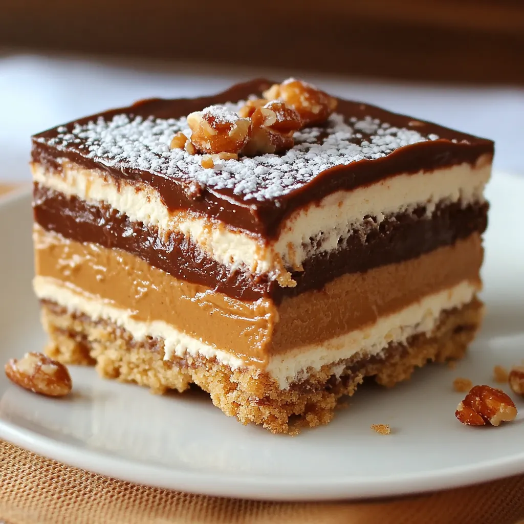 Crispy Peanut Butter Layered Delight