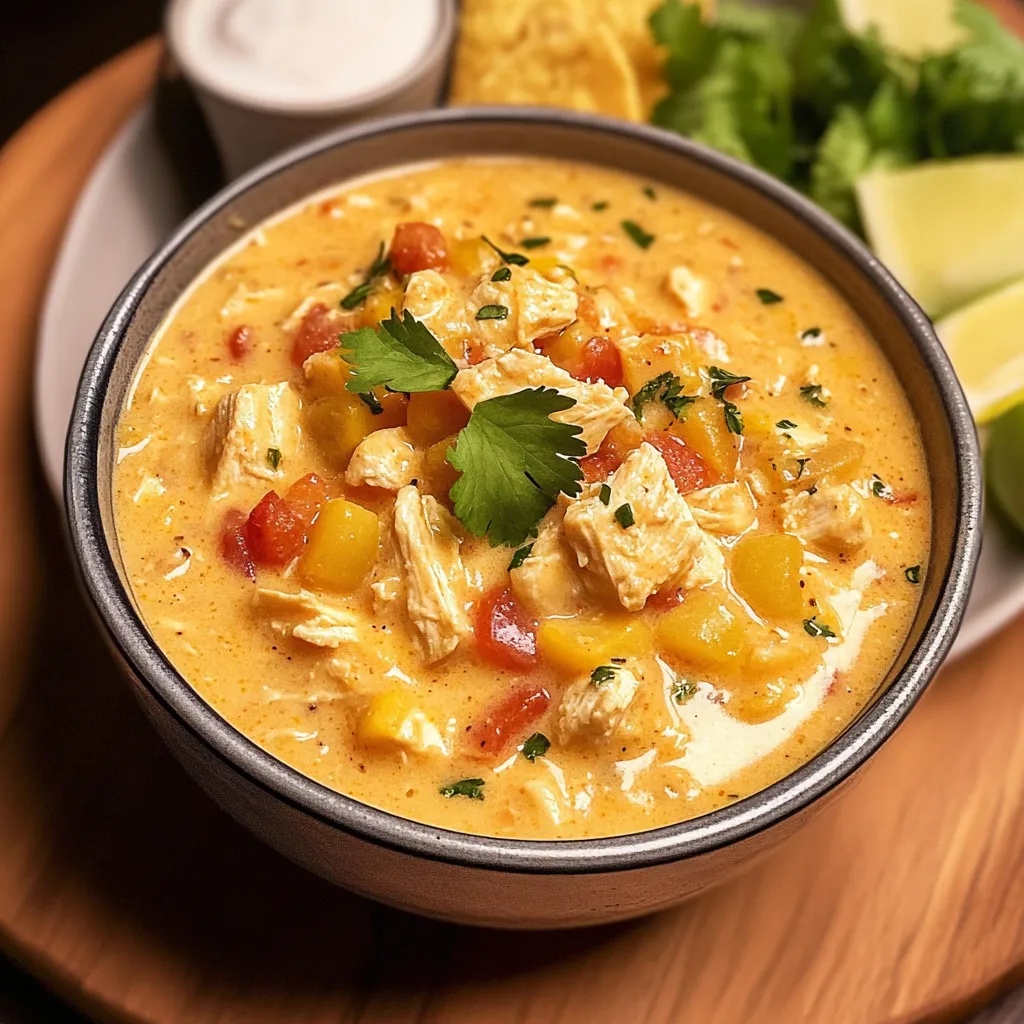 Crockpot White Chicken Chili Luscious