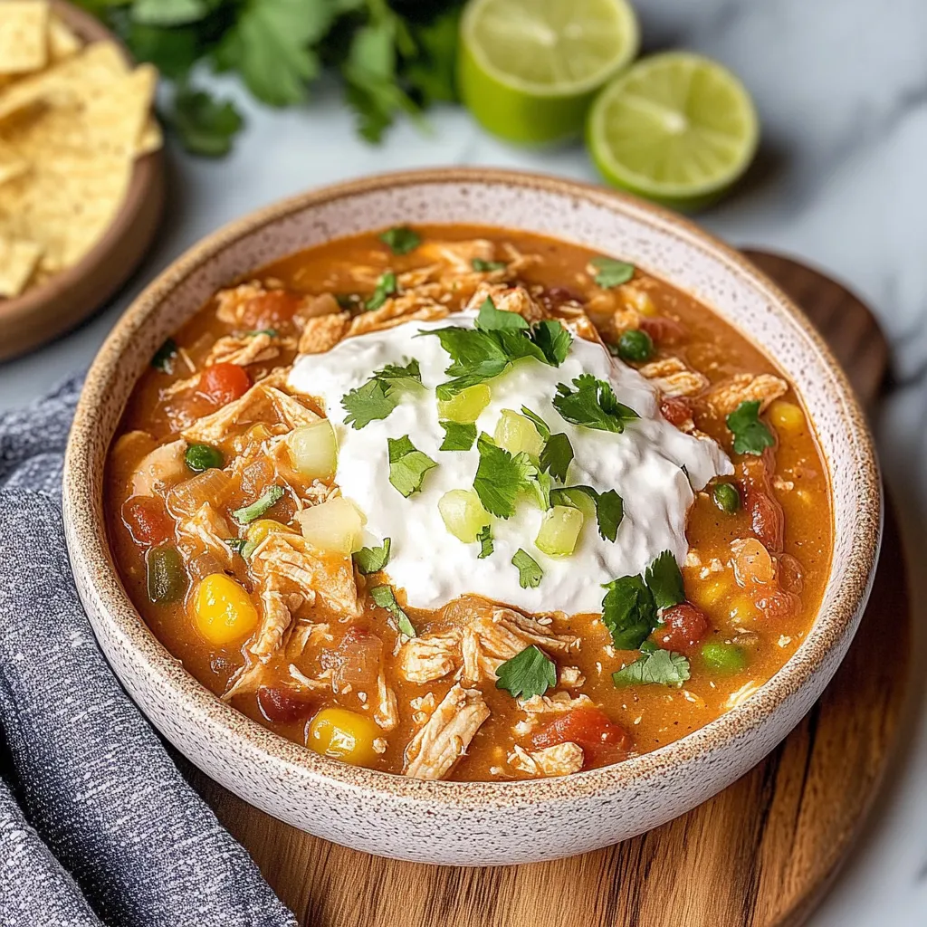Crockpot White Chicken Chili Luscious