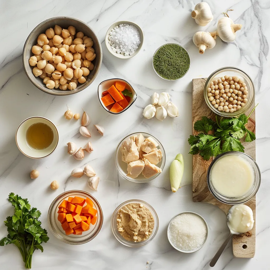 Crockpot White Chicken Chili Luscious ingredients