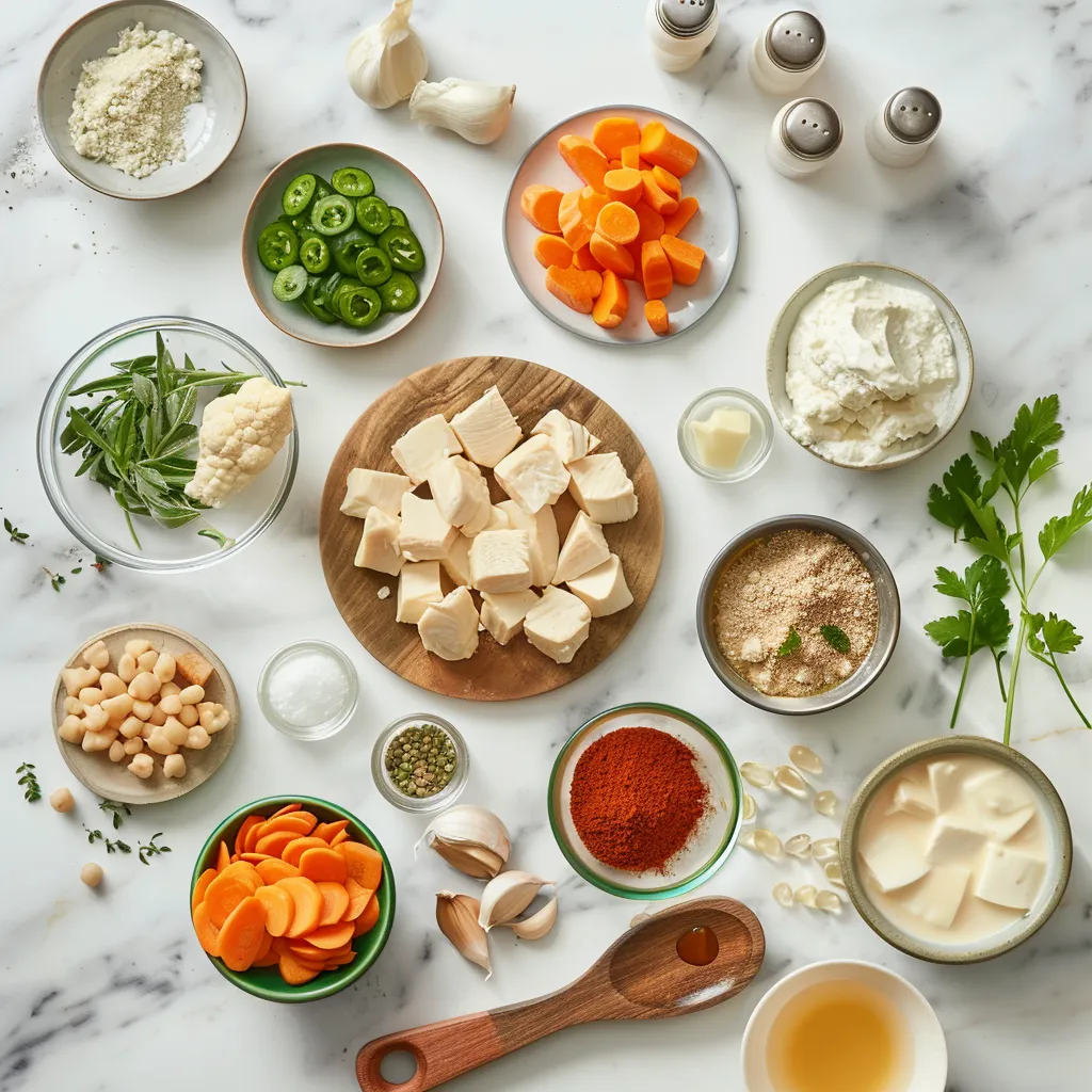 Crockpot White Chicken Chili Luscious ingredients
