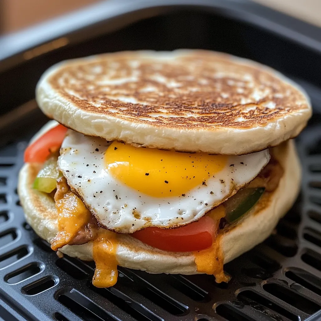 Delectable AIR FRYER BREAKFAST BURRITO