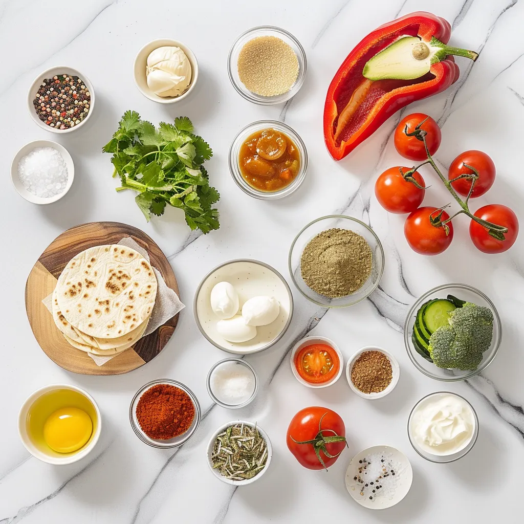 Delectable AIR FRYER BREAKFAST BURRITO ingredients