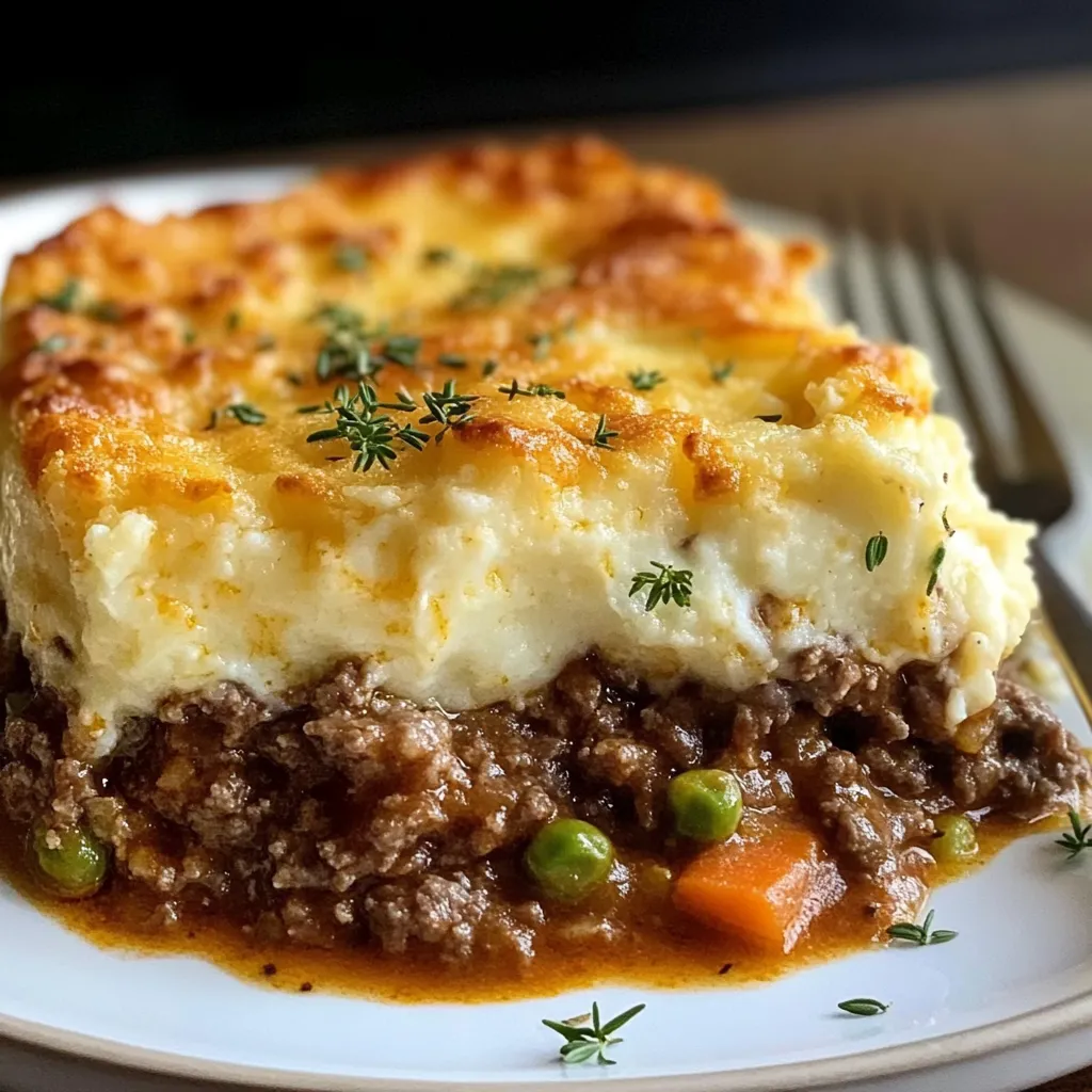 Delectable Ground Beef Shepherd’s Pie