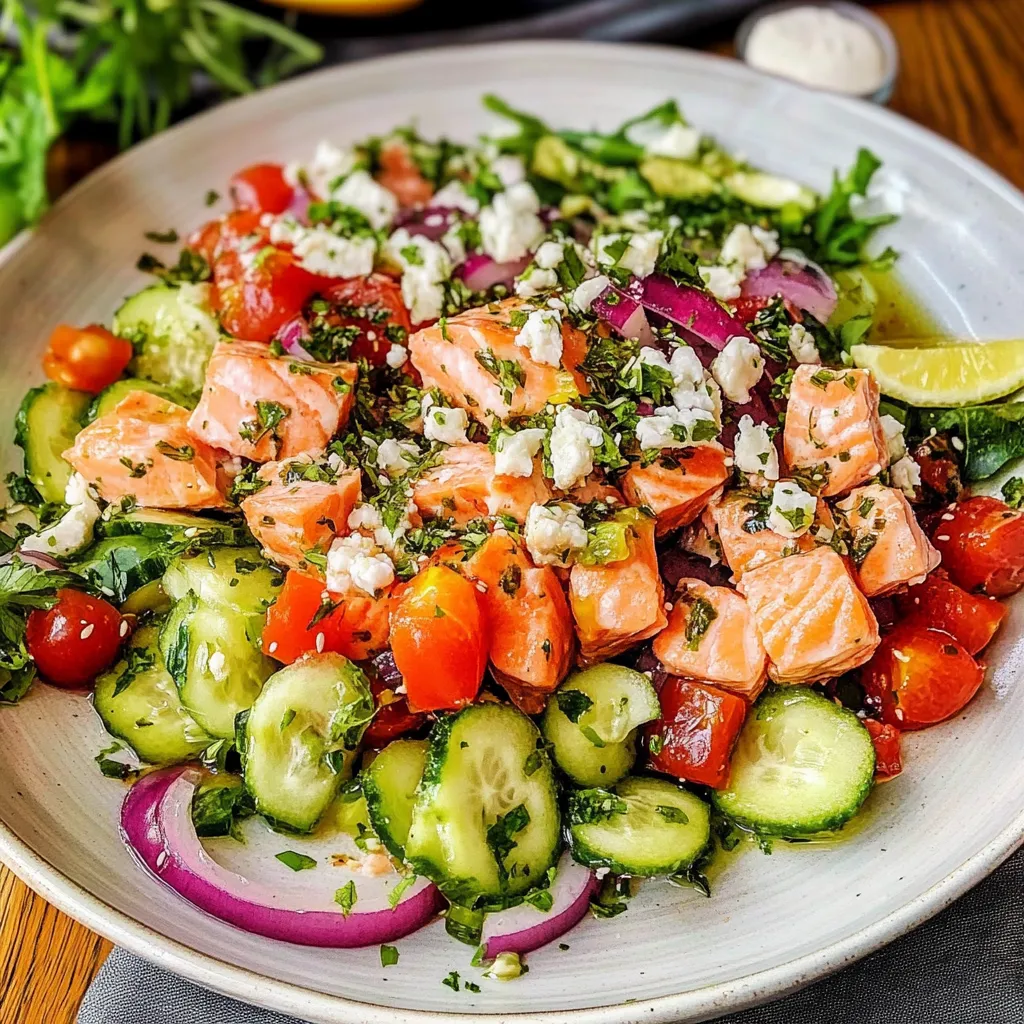 Effortless Salmon Salad Recipe Yummy