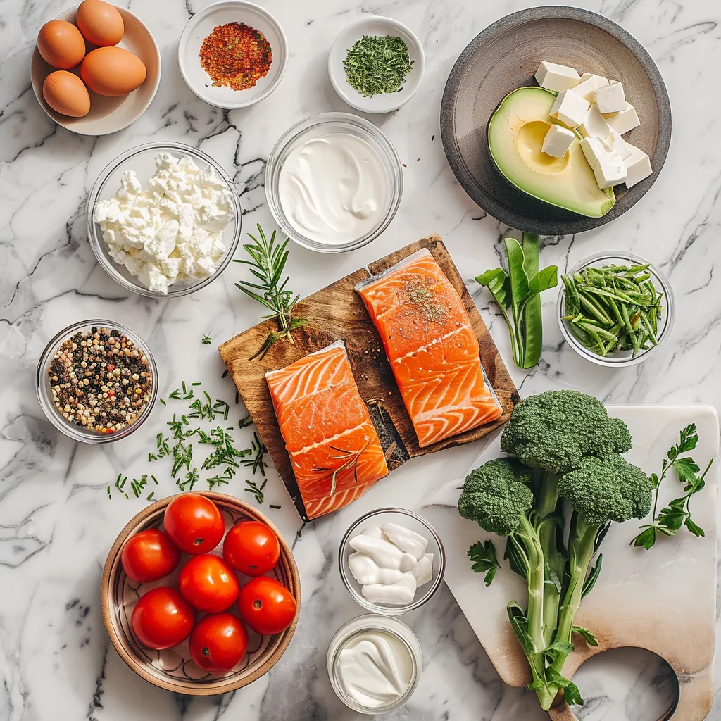 Effortless Salmon Salad Recipe Yummy ingredients