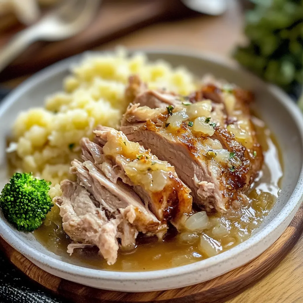 Exquisite Slow Cooker Pork and Sauerkraut with Apples