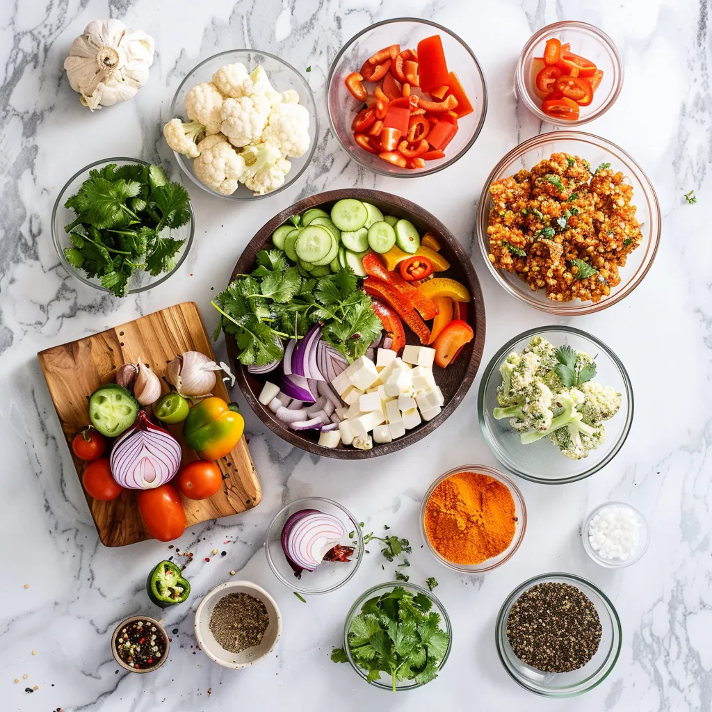 Exquisite Ultimate Cauliflower Burrito Buddha Bowl Recipe Bliss ingredients
