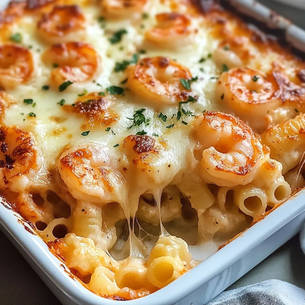 Flavorful Cheesy Shrimp Scampi Pasta Bake for Cozy Weeknight Dinners