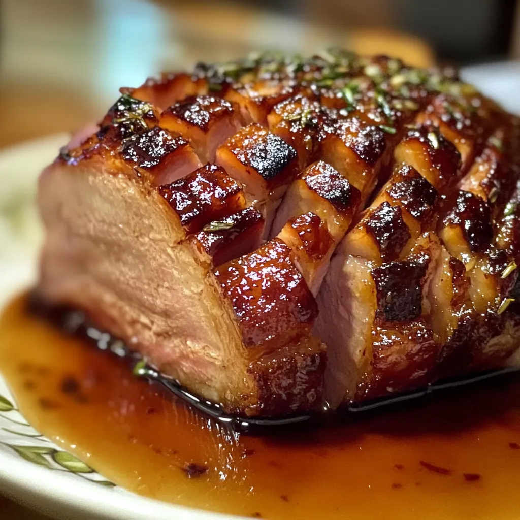 Flavorful Negroni Glazed Ham