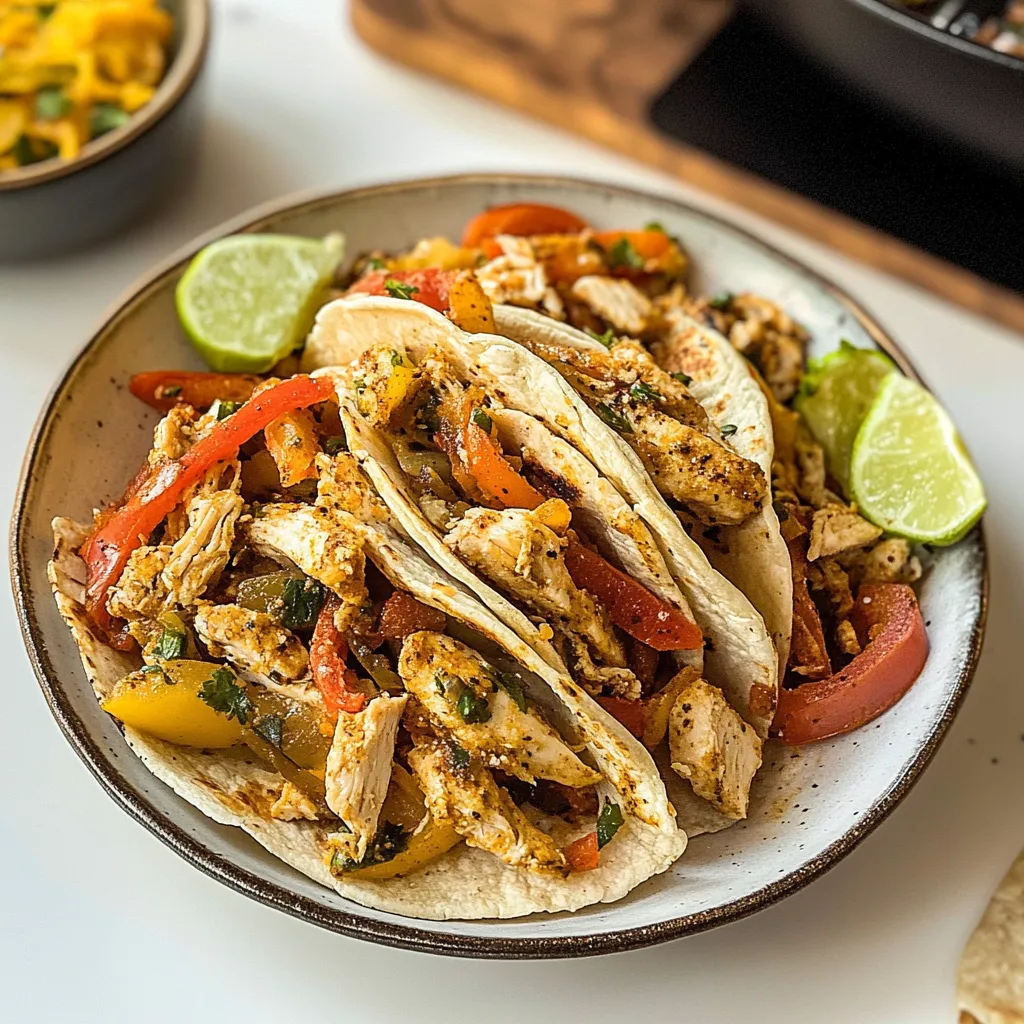 Fresh Air Fryer Chicken Fajitas