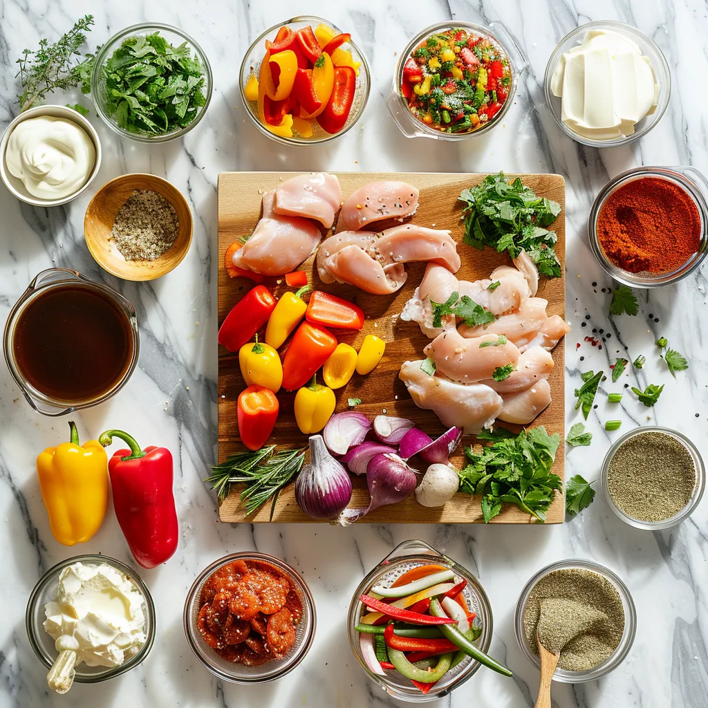 Fresh Air Fryer Chicken Fajitas ingredients