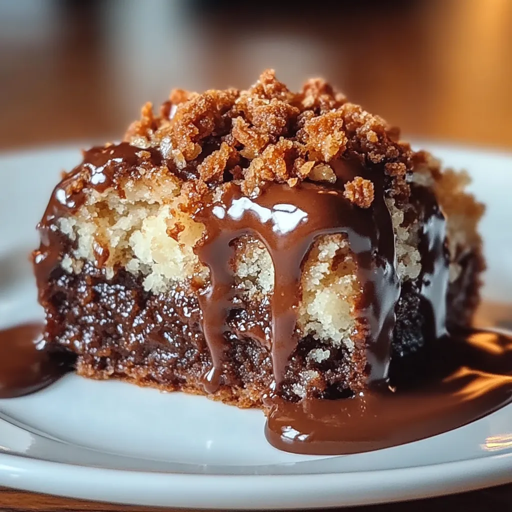 German Chocolate Dump Cake Scrumptious