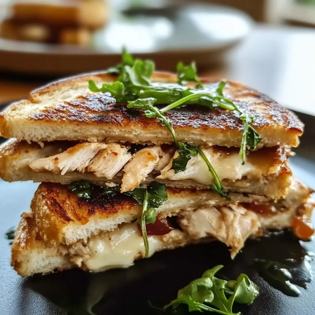 Grilled Chicken Panini Sandwich Exquisite