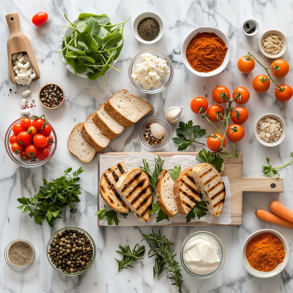 Grilled Chicken Panini Sandwich Exquisite ingredients