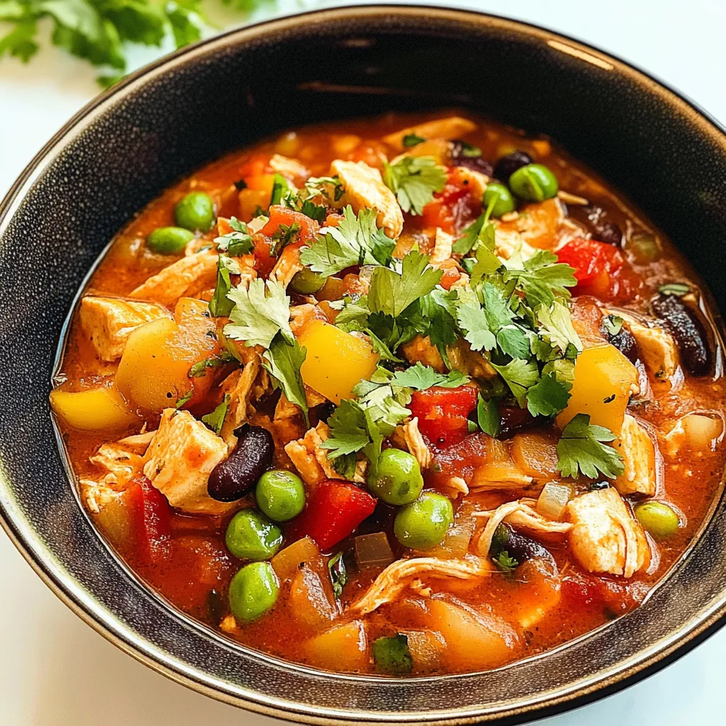 High Protein Chicken Chili Yummy