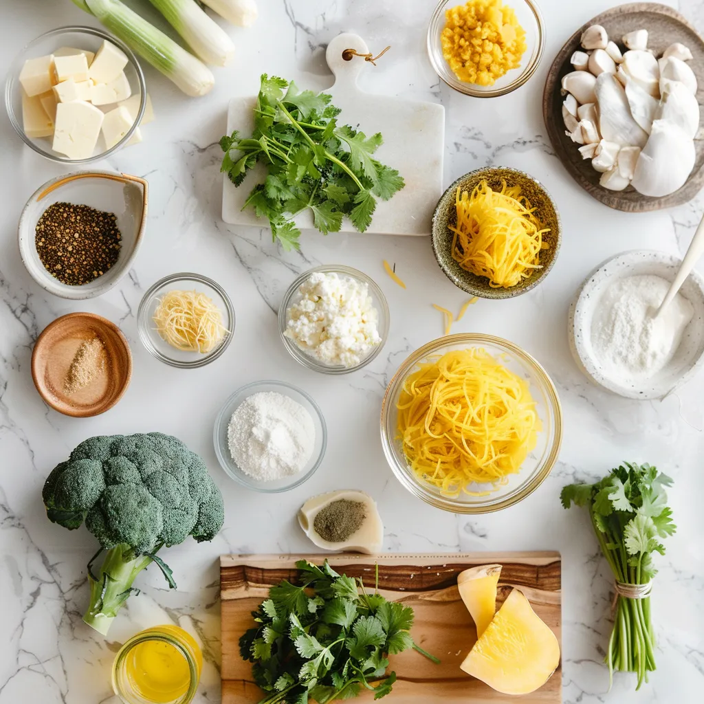 Luscious Spicy Spaghetti Squash Noodles ingredients