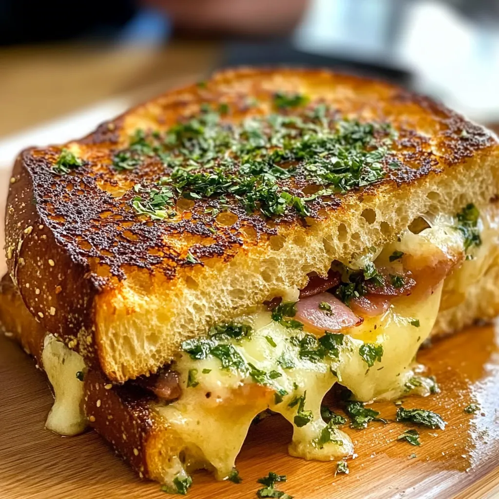 Mouthwatering Bold & Buttery Cuban Garlic Bread Sandwiches