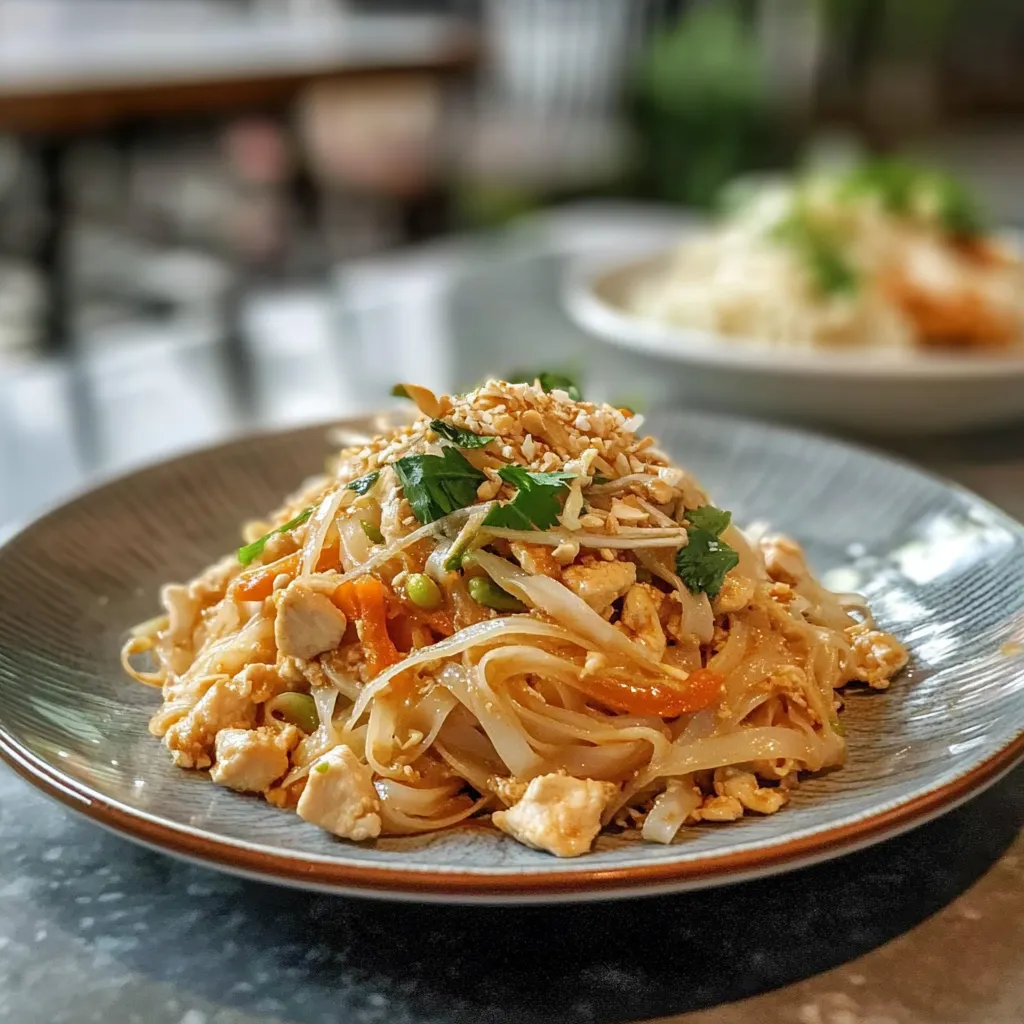 Mouthwatering Chicken Pad Thai