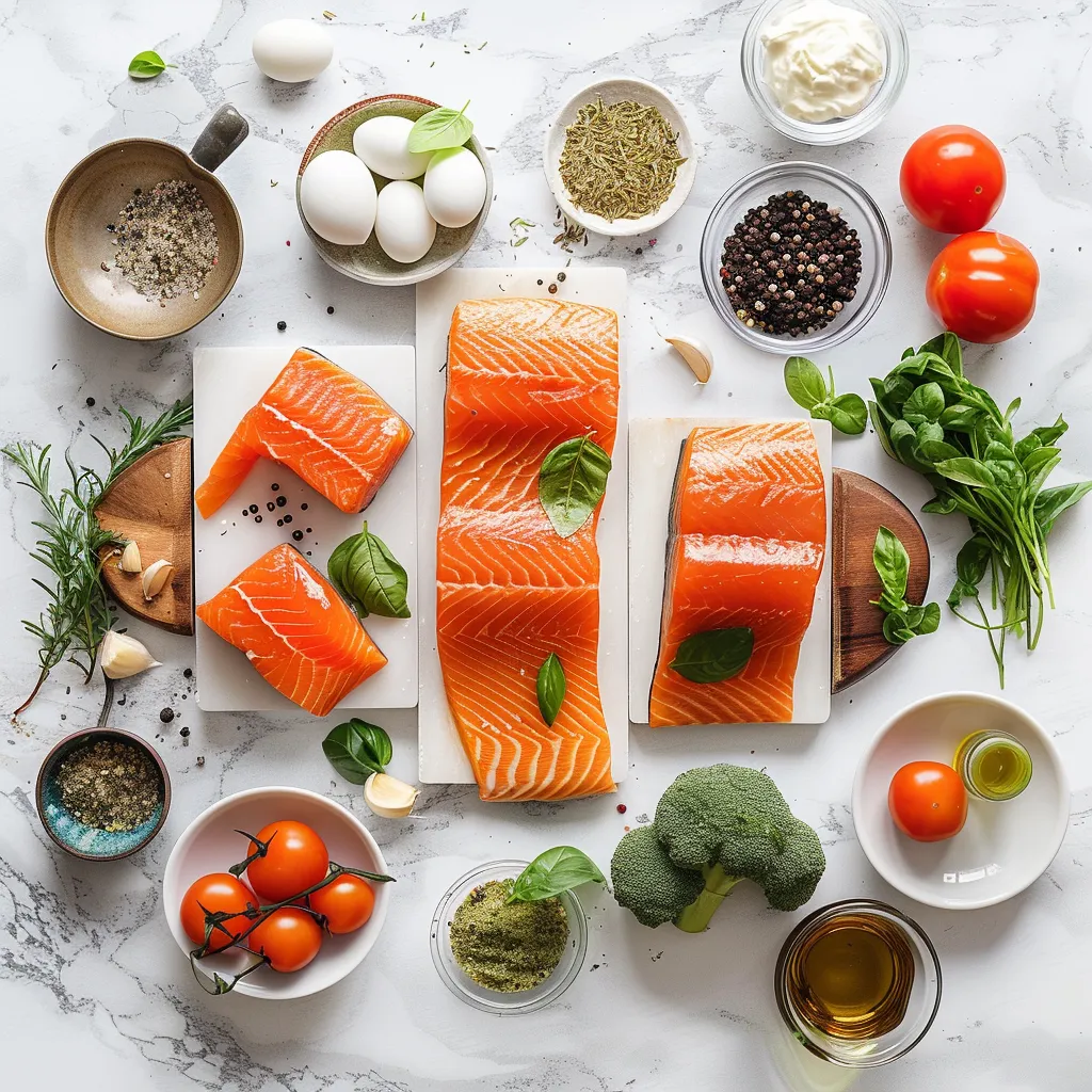 Perfect Marinated Grilled Salmon Recipe Tasty ingredients