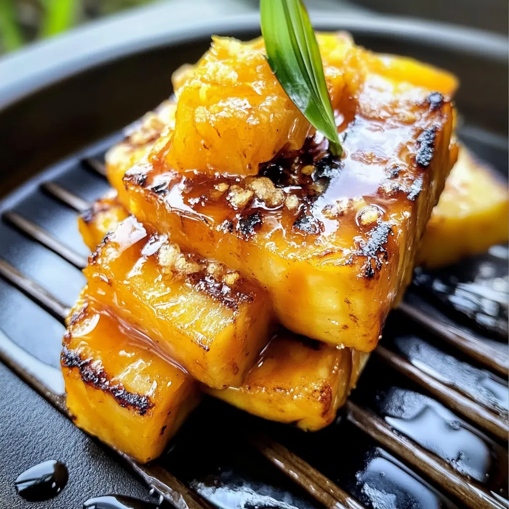 Rich Caramelized Pineapple
