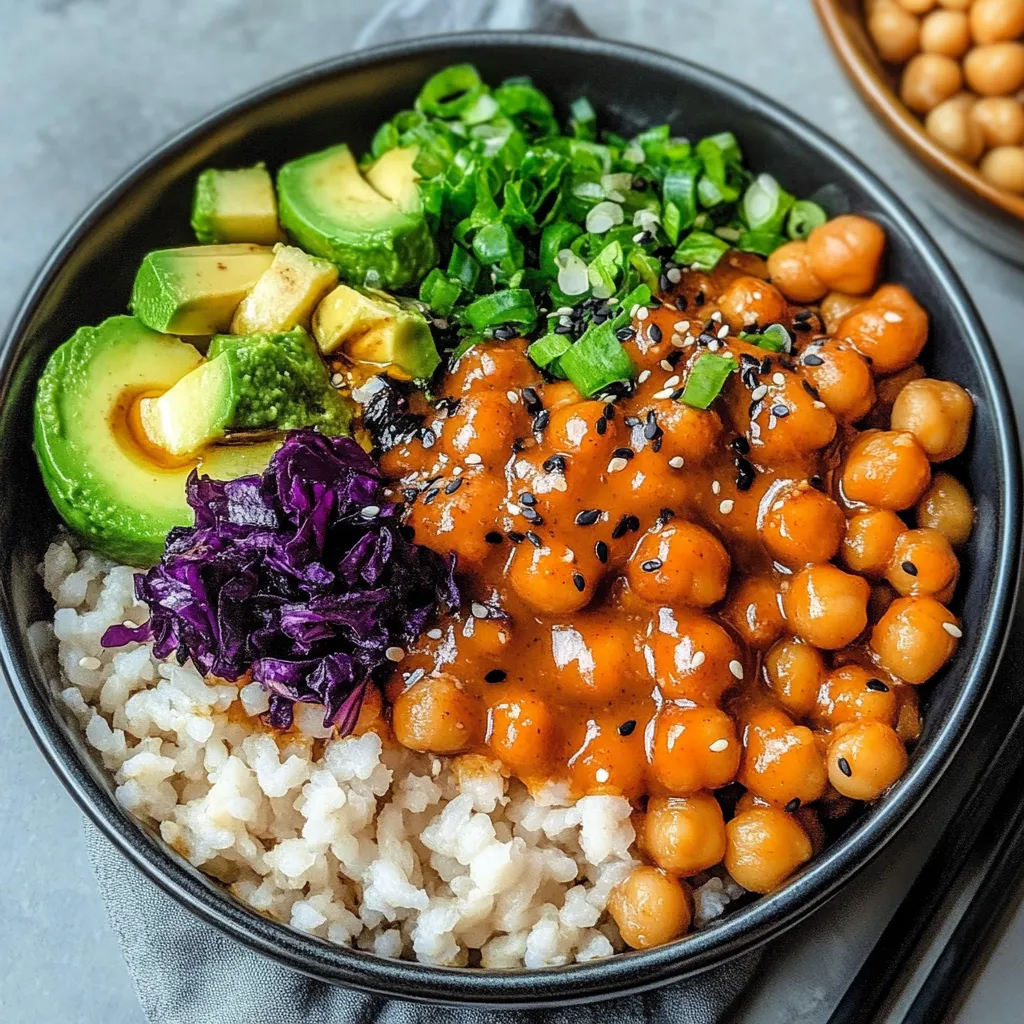 Rich Sesame Chickpeas Buddha Bowl Recipe to Try