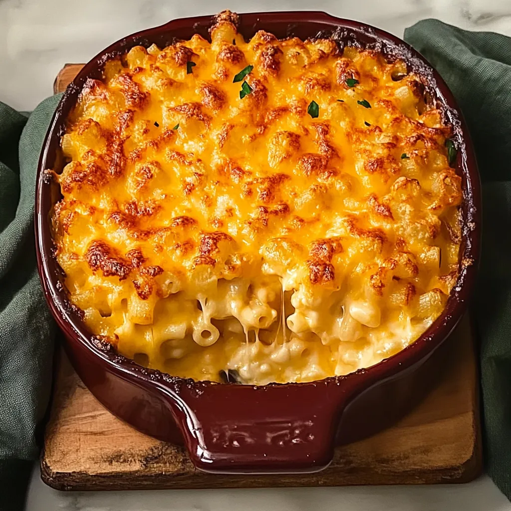 Savory Classic Baked Mac and Cheese with Cottage Cheese