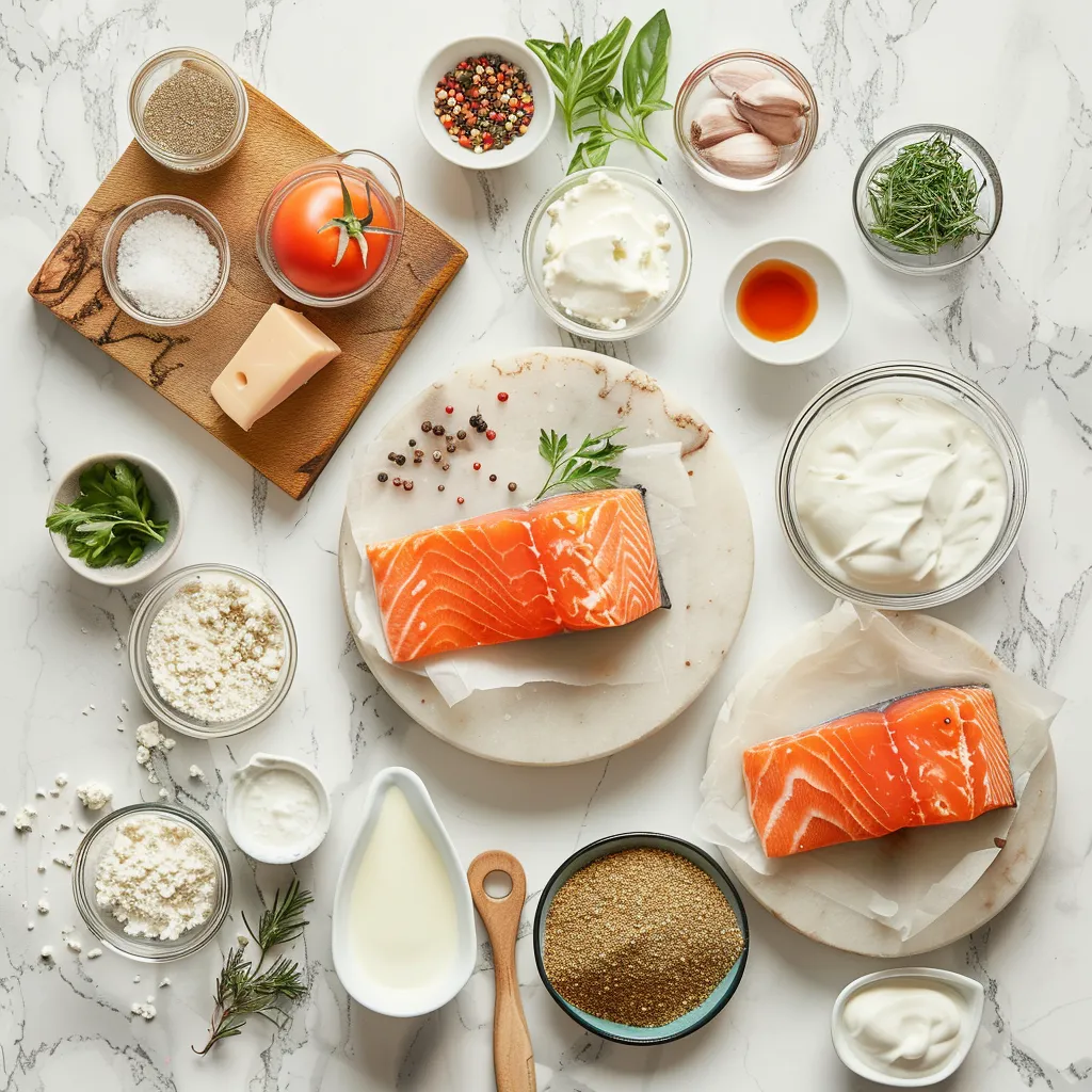 Savory Creamy Marry Me Salmon ingredients