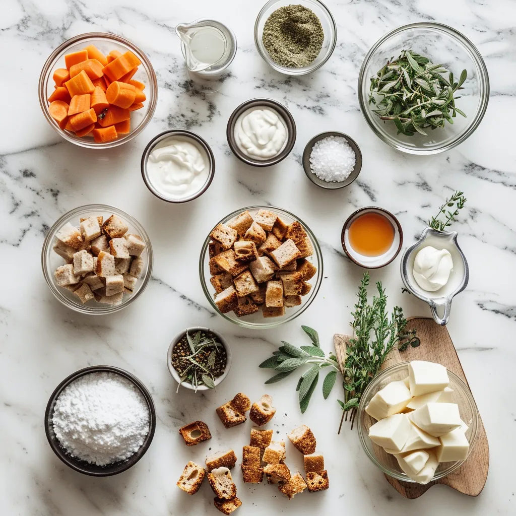 Thanksgiving Stuffing Recipe Heavenly ingredients