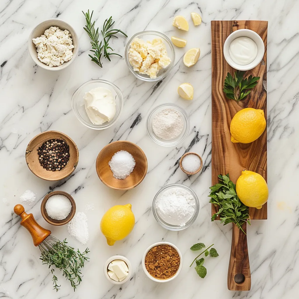 The Crispy Magic Lemon Cobbler ingredients