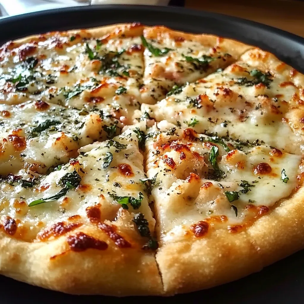 The Finest White Cheese Pizza Fresh