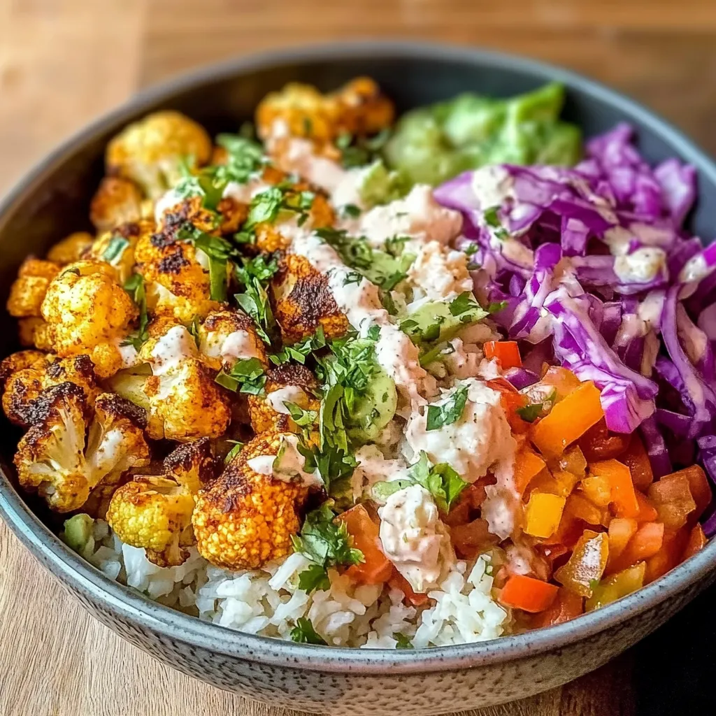 Yummy Cauliflower Shawarma Bowl