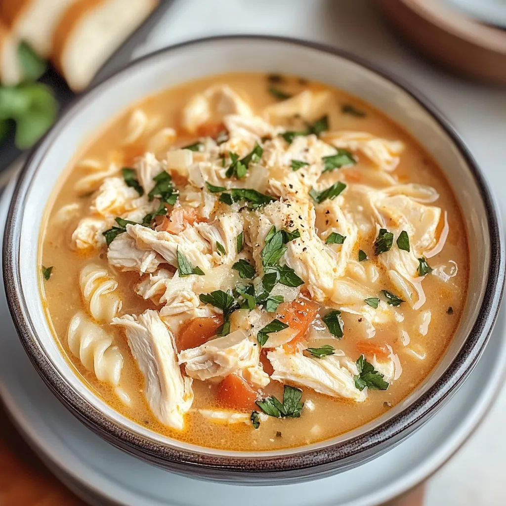 Yummy Cozy Crockpot Chicken Parmesan Soup Recipe for Comfort
