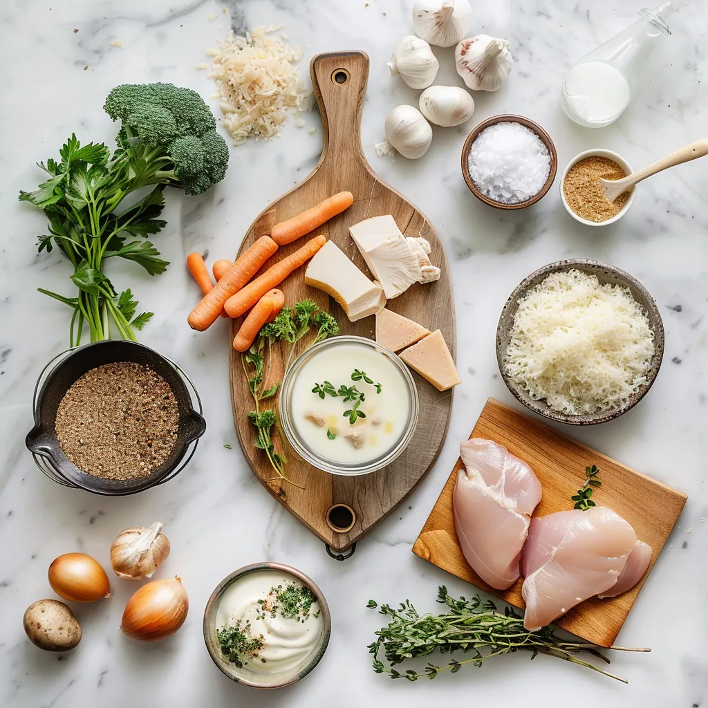 Yummy Cozy Crockpot Chicken Parmesan Soup Recipe for Comfort ingredients