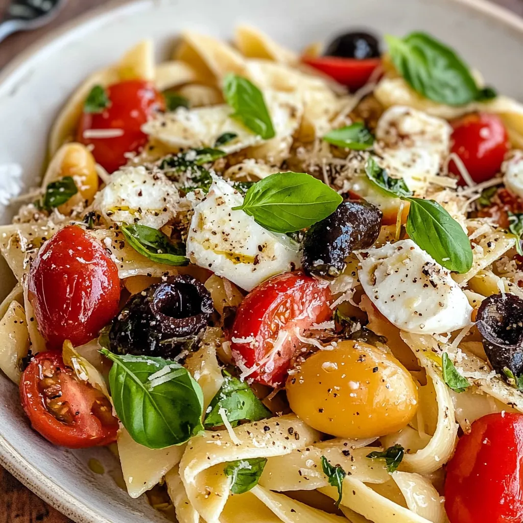 Caprese Pasta Salad Heavenly