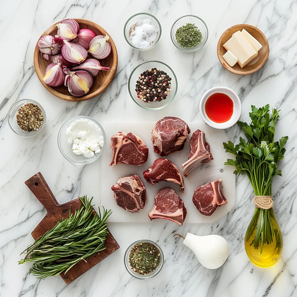 Flavorful Grilled Lamb Chops Recipe You’ll Love! ingredients