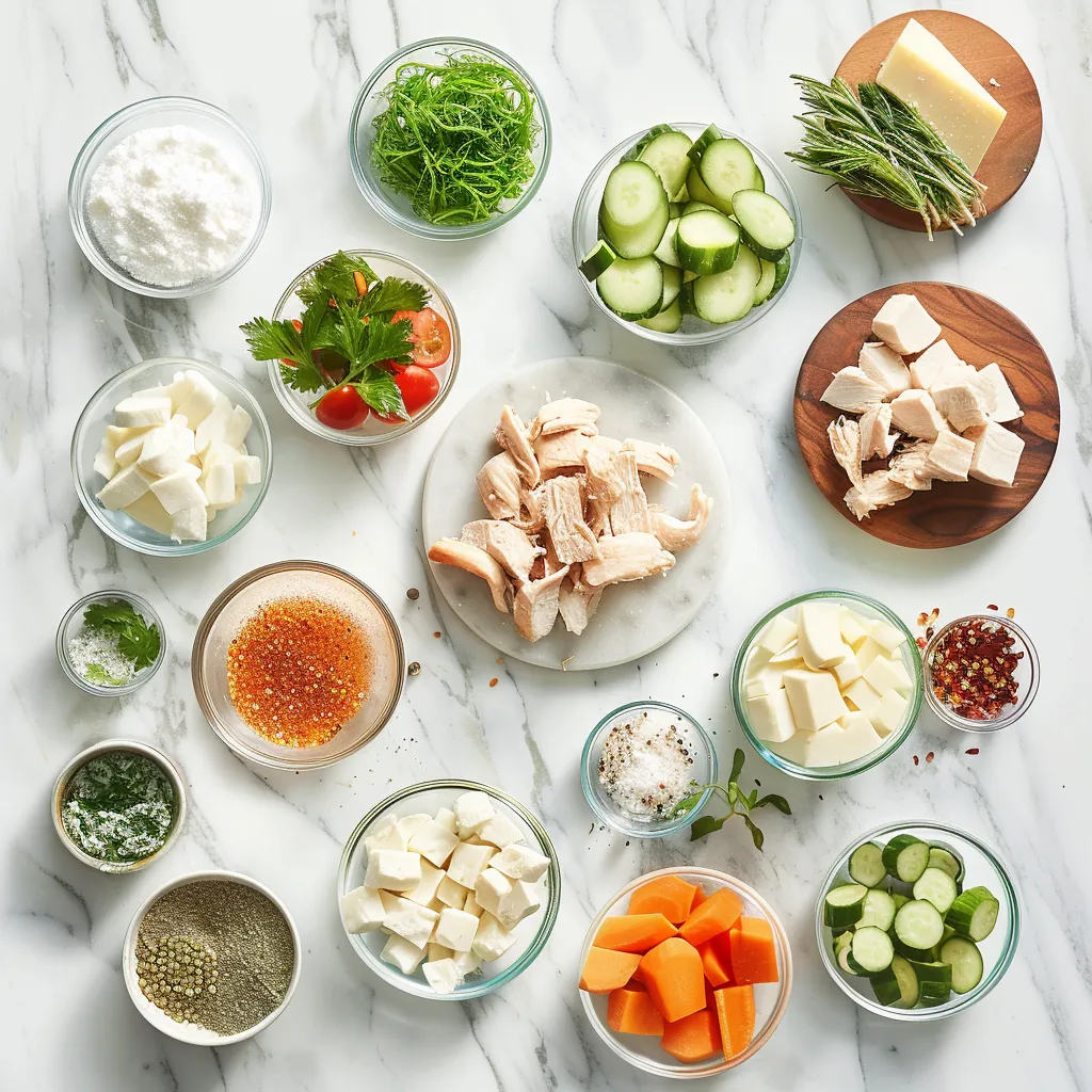 Juicy Chicken Salad Recipe ingredients