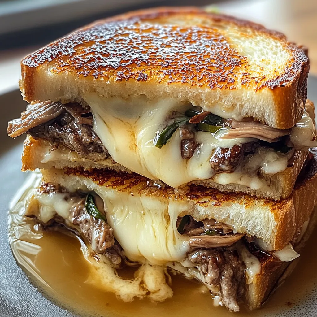 Luscious Amazing French Dip Grilled Cheese for an Incredible Experience