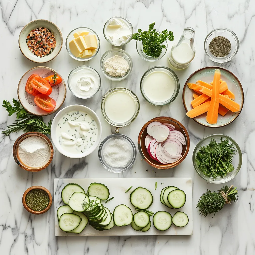 Luscious Buttermilk Ranch Dressing ingredients
