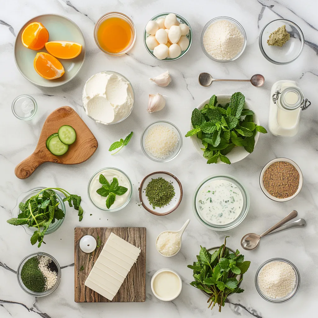 Shamrock Mint Milkshake Pie ingredients