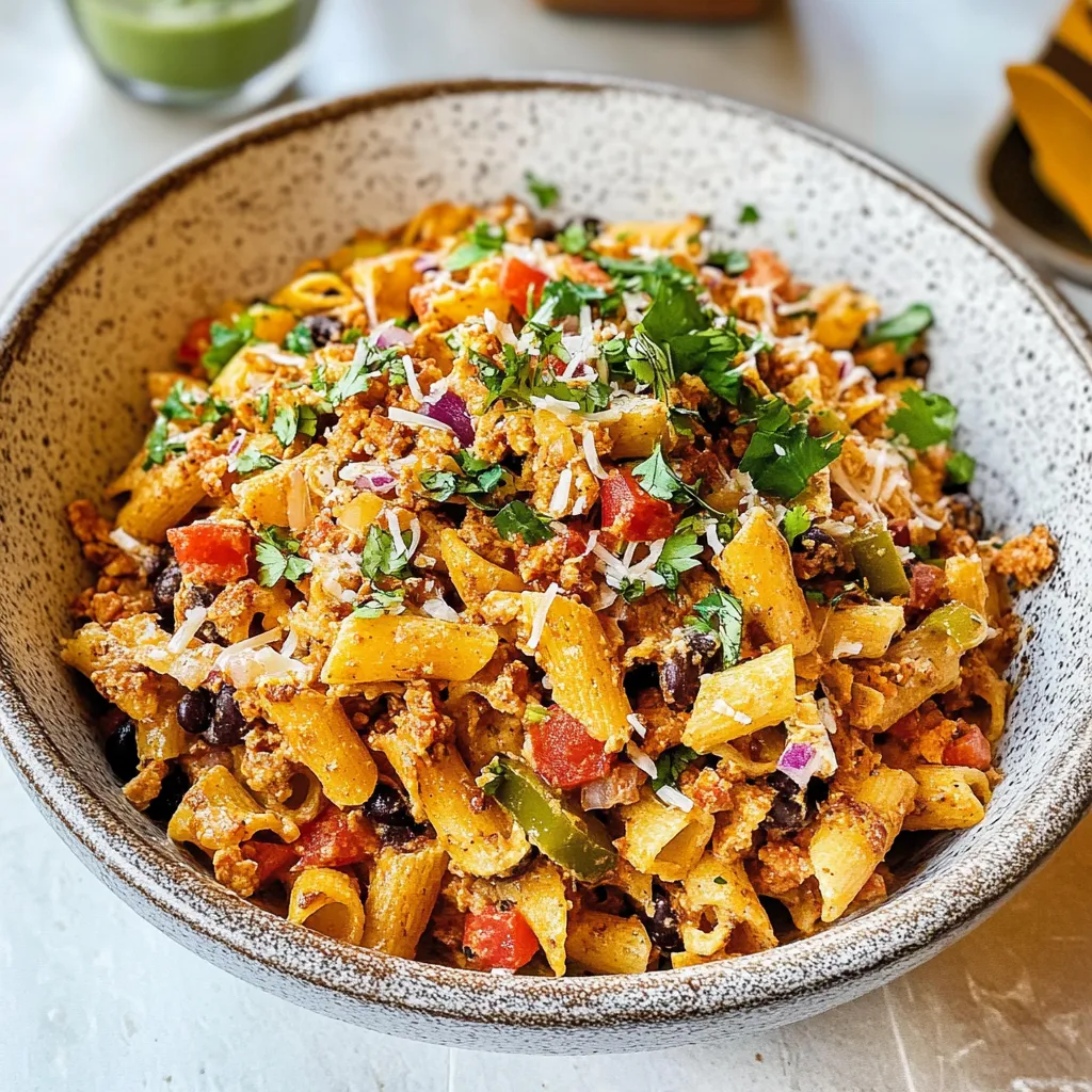 Taco Pasta Salad With Doritos Heavenly