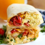Vegetarian Breakfast Egg Burritos – Quick, Healthy Start