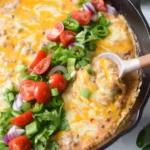 Cottage Cheese Queso with Ground Beef – Creamy Mexican Dip