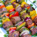 Mediterranean Beef Kabobs | Juicy Herb Marinade