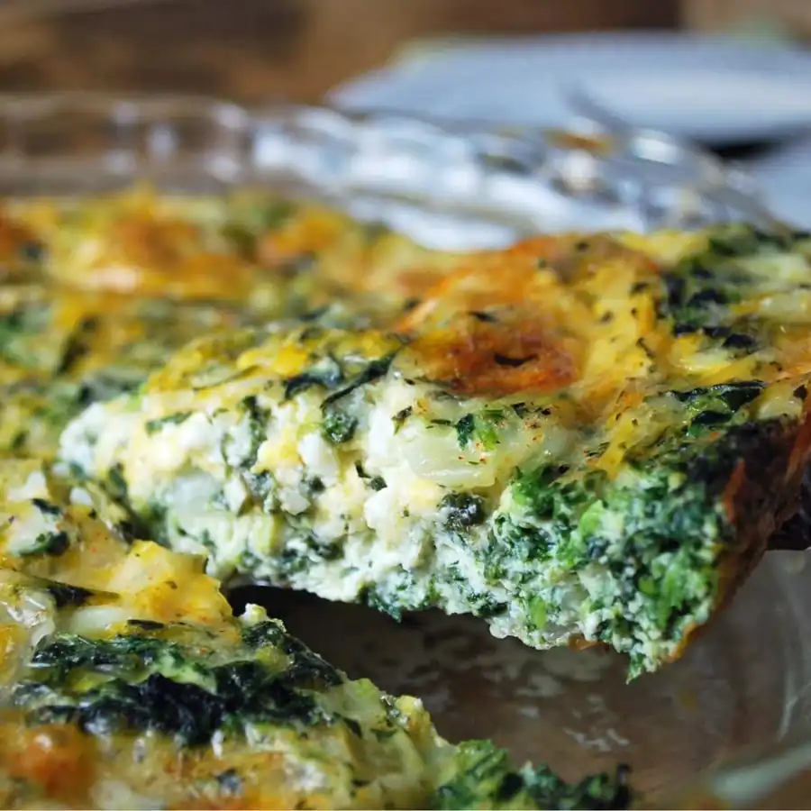 5-Star Cottage Cheese Spinach Crustless Quiche — High-Protein Guilt-Free Winner